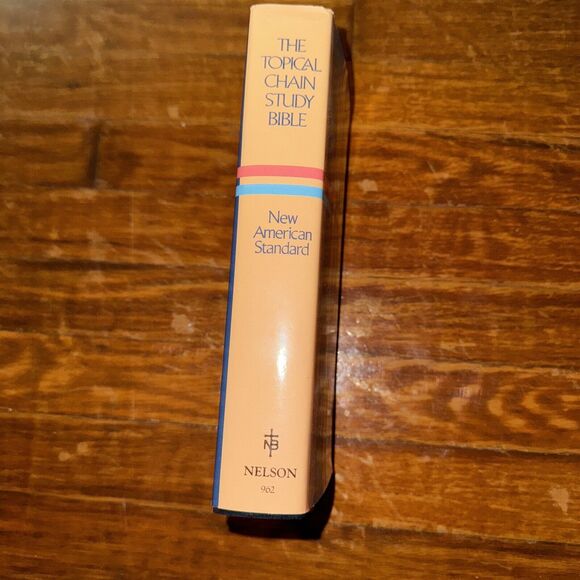 The Topical Chain Study Bible NAS Color Marked Concordance 1983 Hardback DJ - Picture 2 of 14